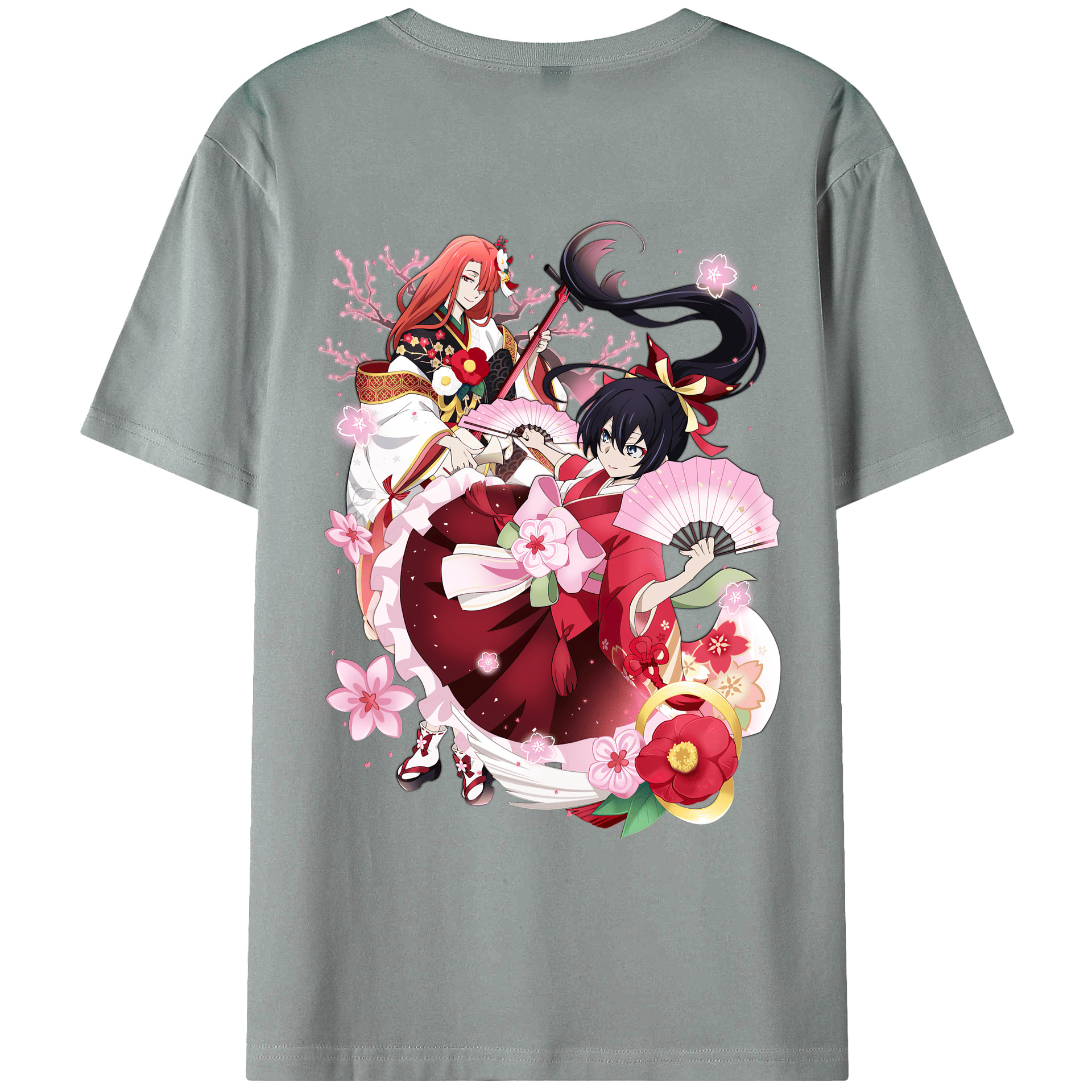文豪ストレイドッグス Bungo Stray Dogs 綿100％ メンズ半袖Tシャツ（バックプリント） 通気性